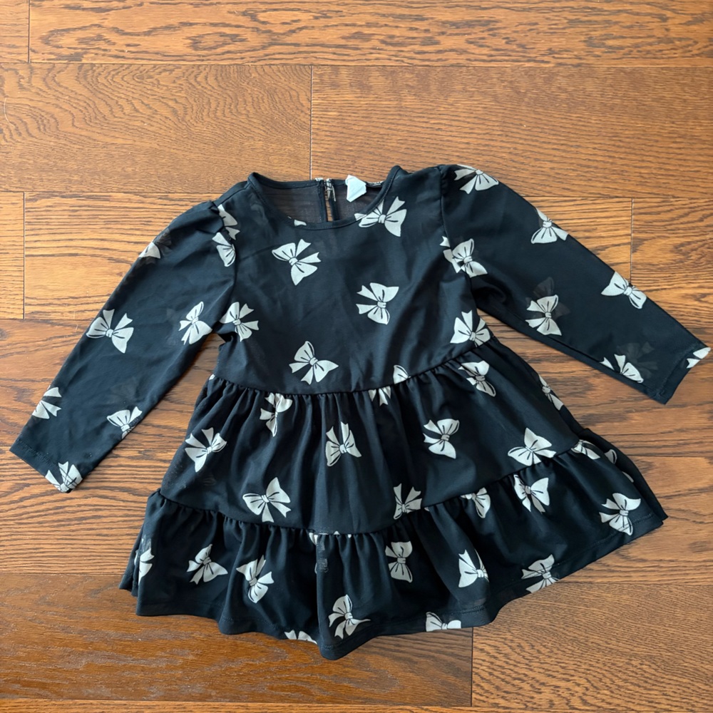 Baby Gap mesh bow print dress